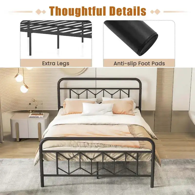 Sommier Costway pour lit simple/double/queen/king size avec