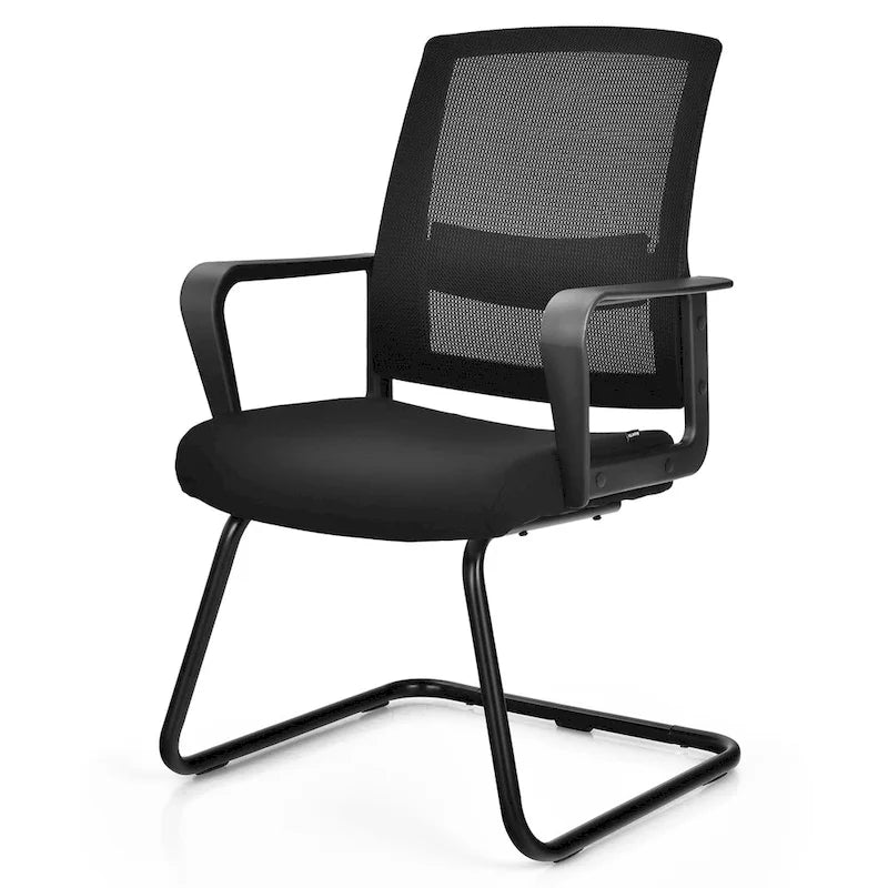 Ensemble de 12 chaises de conférence Gymax en maille pour réception et bureaux (invités)