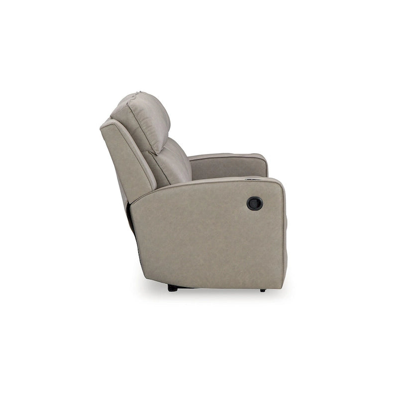 Canapé inclinable Pebble de Signature Design by Ashley Lavenhorne avec table rabattable - 87 cm (L) x 42 cm (P) x 43 cm (H)