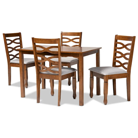 Ensemble de salle à manger 5 pièces Lanier, style moderne et contemporain