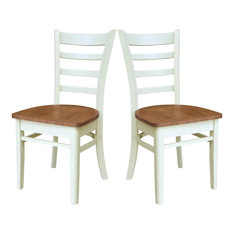 Ensemble de deux chaises d'appoint Emily d'International Concepts