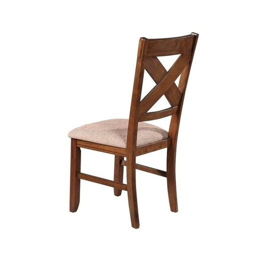 Chaises de salle à manger en bois massif Karven de Roundhill Furniture (lot de 2)