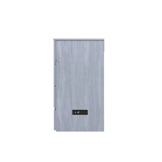 Lit escamotable Northfield Queen avec matelas, coloris bois flotté