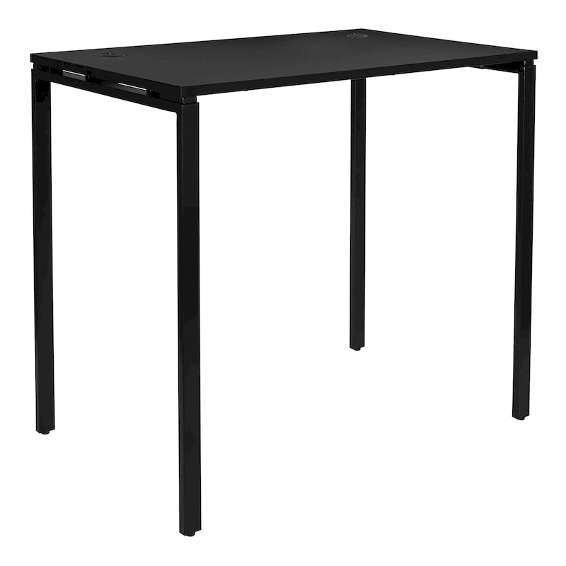 Bureau de 42 pouces de haut, noir ou blanc