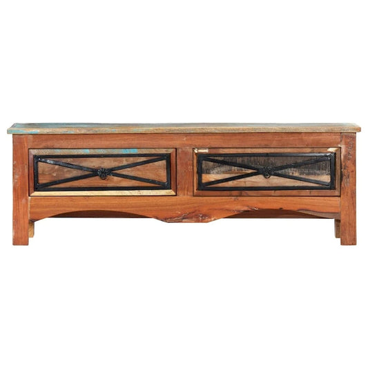 Meuble TV vidaXL 47,2 x 11,8 x 15,7 cm en bois massif recyclé