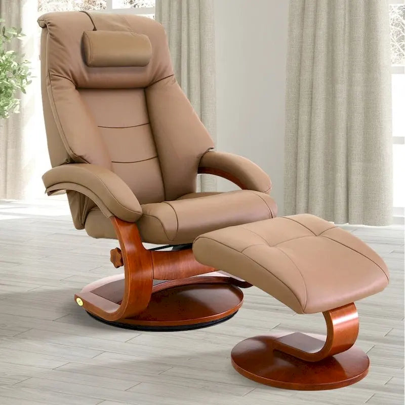 Oreiller cervical Relax-R en cuir pleine fleur