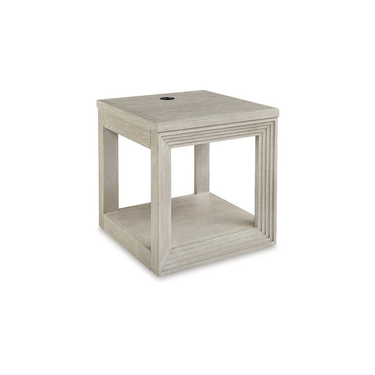 Table d'appoint marron Signature Design by Ashley Marxhart - 61 cm L x 61 cm P x 61 cm H
