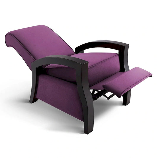 Fauteuil inclinable Artiva Premium en microfibre violette