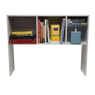 Bureau-bibliothèque Cube en bois blanc de DormCo
