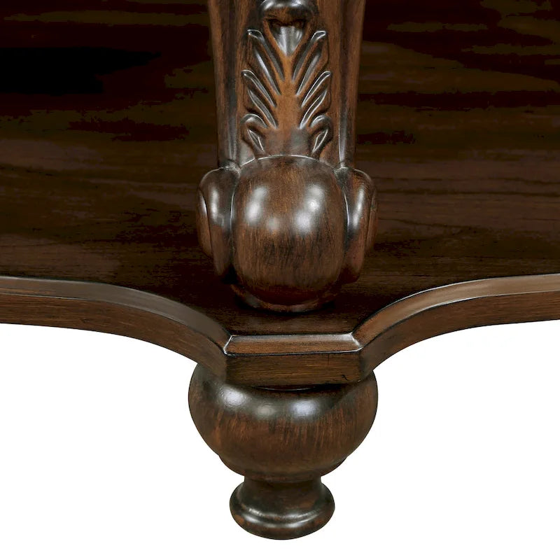 Table d'appoint ronde rétro 22 pouces, table de chevet en bois massif avec étagère, table d'angle pour salon, montage facile