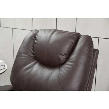 Fauteuil inclinable moderne, canapé inclinable en similicuir avec porte-gobelets et télécommande