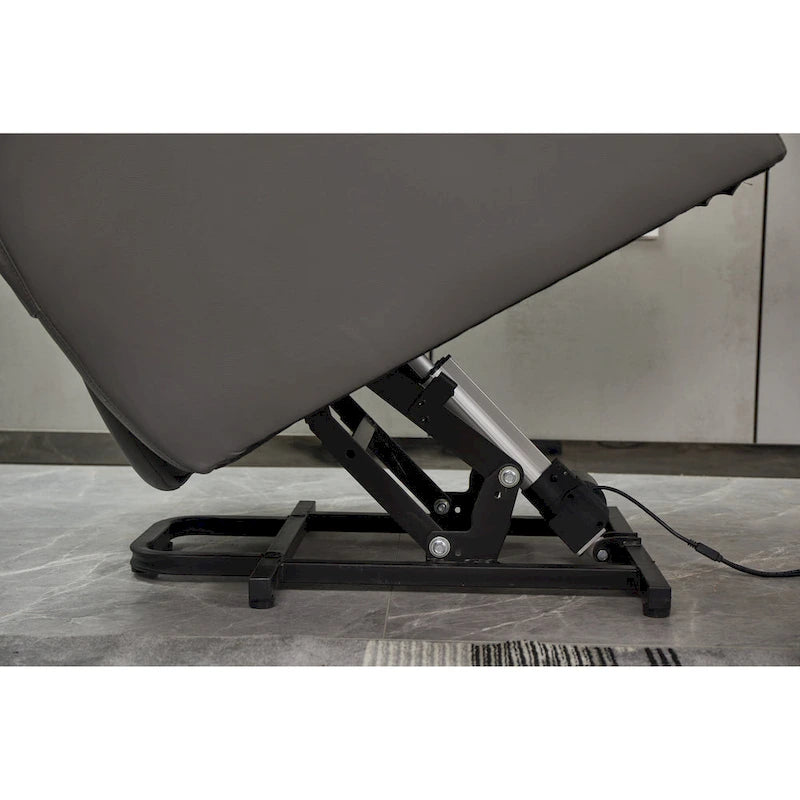 Fauteuil inclinable moderne, canapé inclinable en similicuir avec porte-gobelets et télécommande