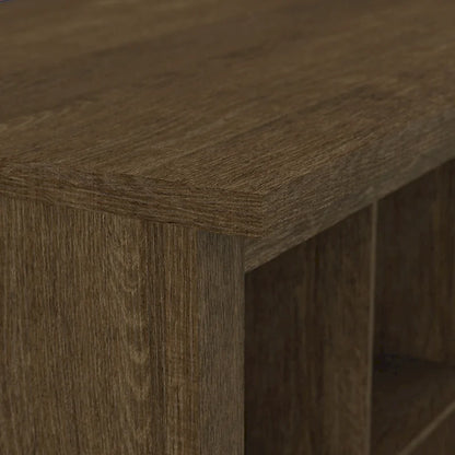 Banc à chaussures Woodland 24W avec étagères, par Bush Furniture