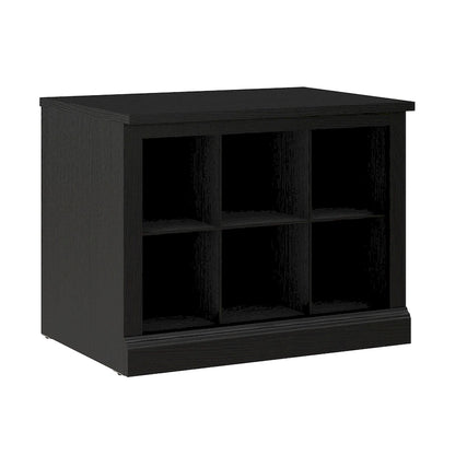 Banc à chaussures Woodland 24W avec étagères, par Bush Furniture