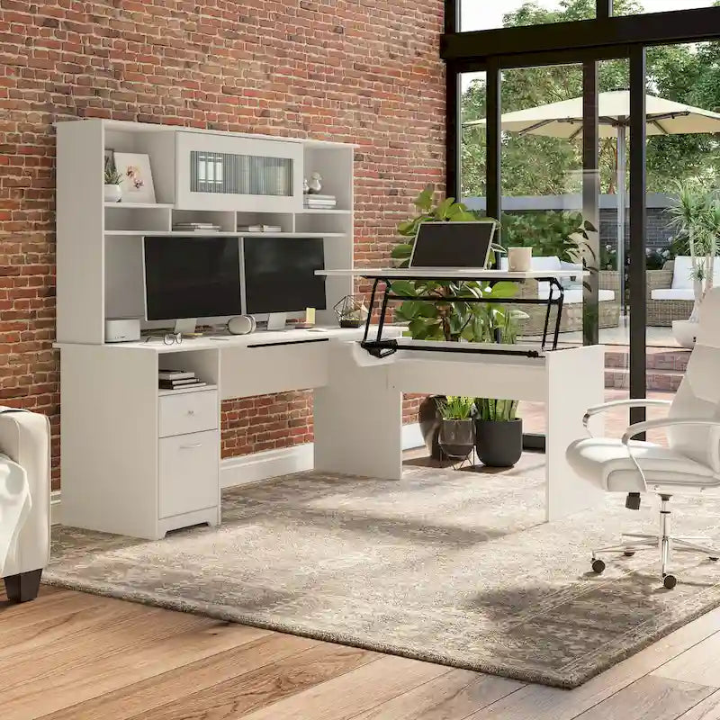 Bureau d'ordinateur Cabot 72W avec tiroirs, par Bush Furniture