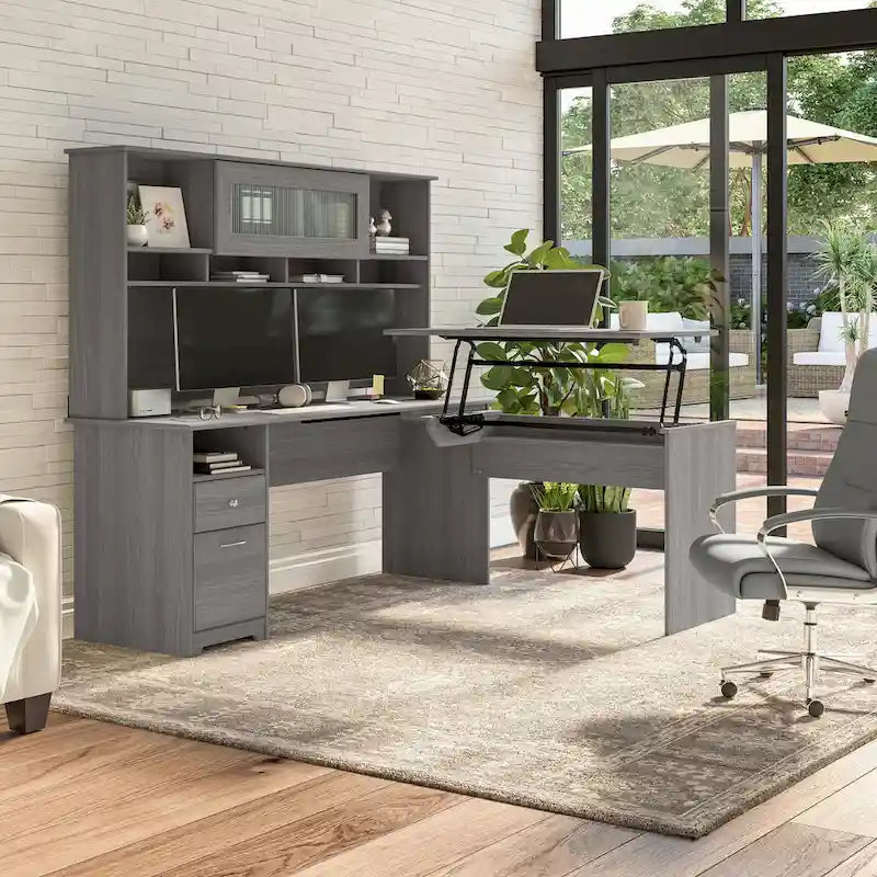 Bureau d'ordinateur Cabot 72W avec tiroirs, par Bush Furniture