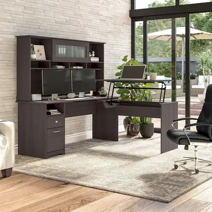 Bureau d'ordinateur Cabot 72W avec tiroirs, par Bush Furniture