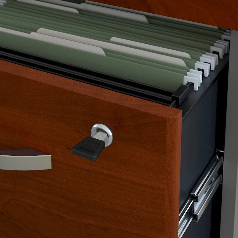 Bureau en U de 72 pouces de largeur, série C, avec tiroirs, par Bush Business Furniture