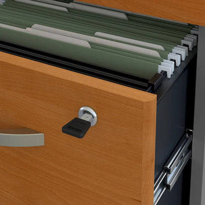 Bureau en U de 72 pouces de largeur, série C, avec tiroirs, par Bush Business Furniture