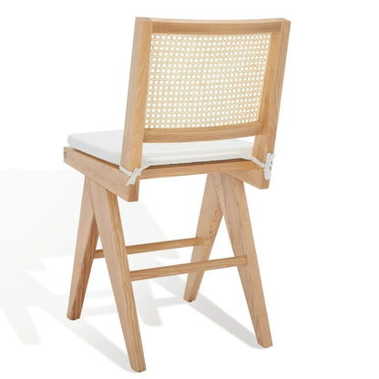 Tabouret de bar SAFAVIEH Couture Colette en rotin, 56 cm (18 po L x 23 po P x 38 po H)