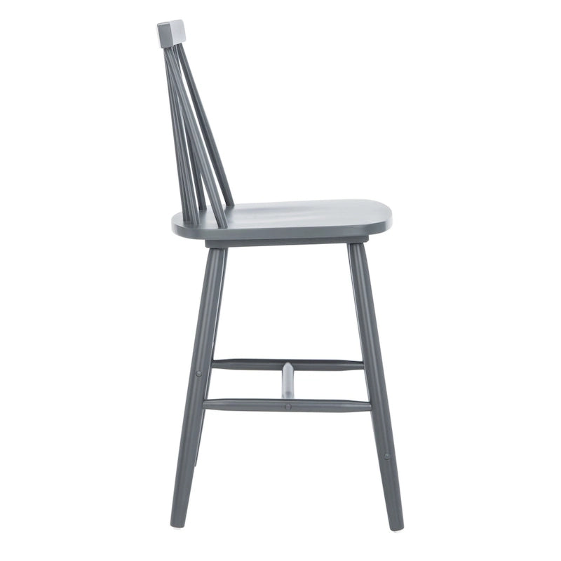 Tabouret de bar SAFAVIEH Beaufort 24 pouces, style ferme, piètement à fuseaux (lot de 2) - 46 cm (L) x 53 cm (P) x 99 cm (H)