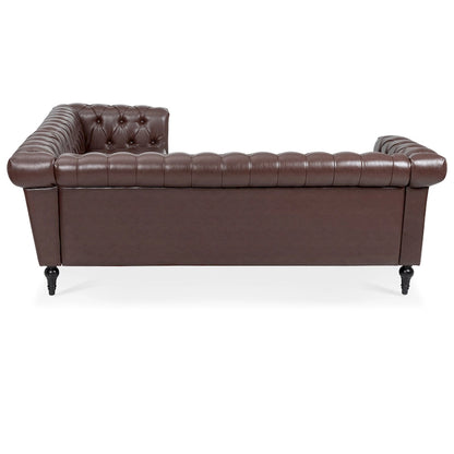 Christopher Knight Home - Canapé d'angle luxueux Clayton en cuir PU