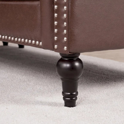 Christopher Knight Home - Canapé d'angle luxueux Clayton en cuir PU