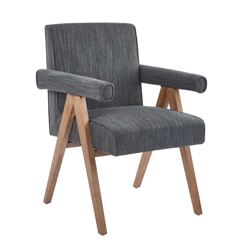 Chaises de salle à manger Christopher Knight Home Poppy en tissu avec accoudoirs (lot de 2)