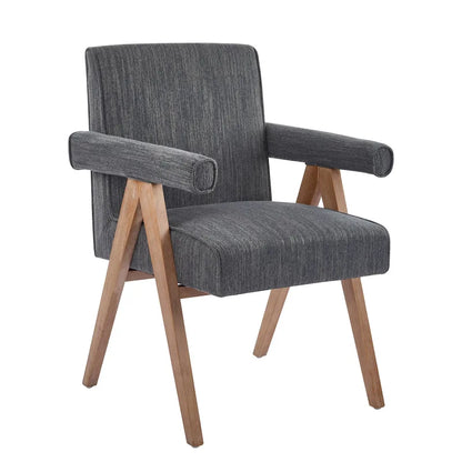 Chaises de salle à manger Christopher Knight Home Poppy en tissu avec accoudoirs (lot de 2)
