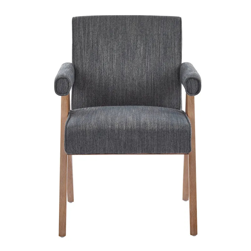 Chaises de salle à manger Christopher Knight Home Poppy en tissu avec accoudoirs (lot de 2)