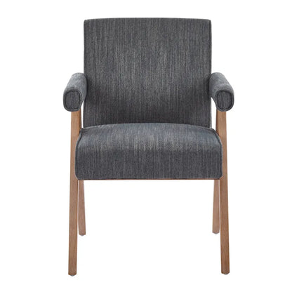 Chaises de salle à manger Christopher Knight Home Poppy en tissu avec accoudoirs (lot de 2)