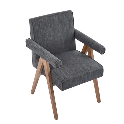 Chaises de salle à manger Christopher Knight Home Poppy en tissu avec accoudoirs (lot de 2)