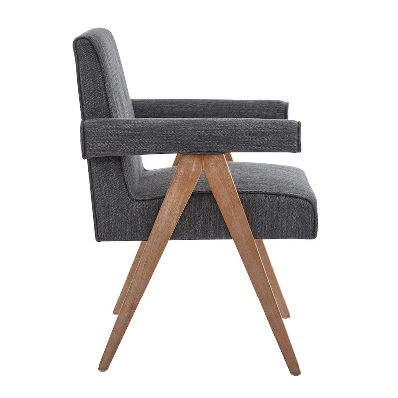 Chaises de salle à manger Christopher Knight Home Poppy en tissu avec accoudoirs (lot de 2)
