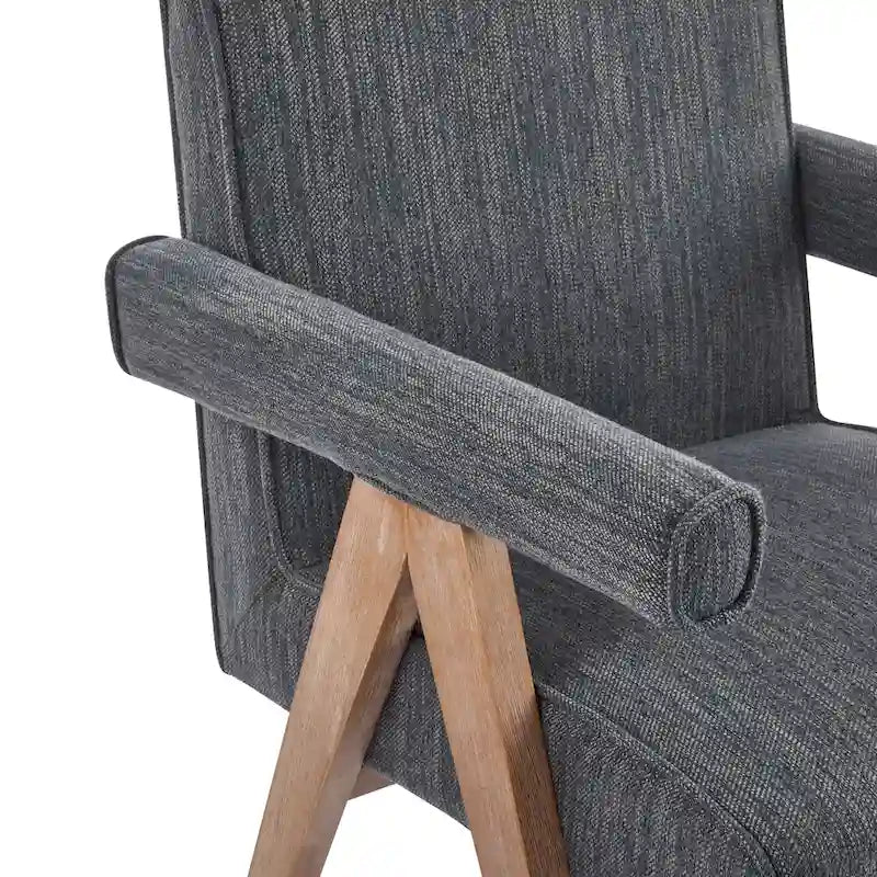 Chaises de salle à manger Christopher Knight Home Poppy en tissu avec accoudoirs (lot de 2)