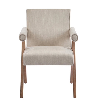 Chaises de salle à manger Christopher Knight Home Poppy en tissu avec accoudoirs (lot de 2)