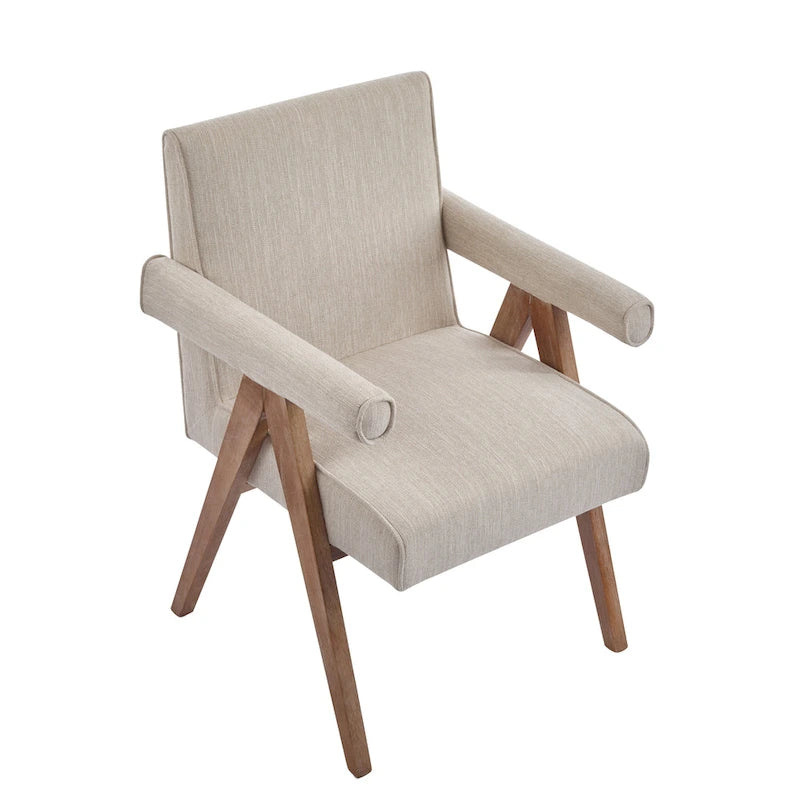 Chaises de salle à manger Christopher Knight Home Poppy en tissu avec accoudoirs (lot de 2)