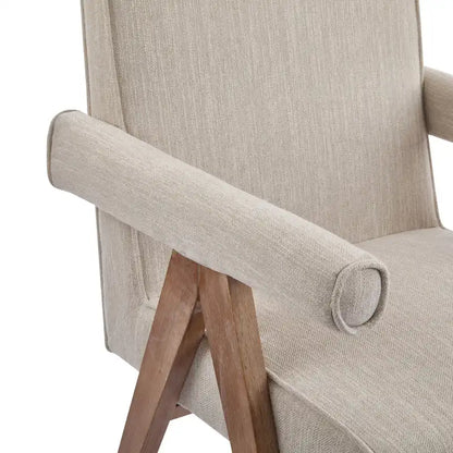 Chaises de salle à manger Christopher Knight Home Poppy en tissu avec accoudoirs (lot de 2)