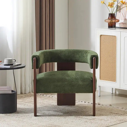Fauteuil d'appoint moderne Emery en tissu bouclé recouvert de tissu Christopher Knight Home