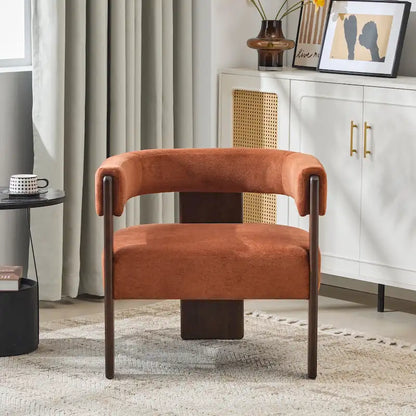 Fauteuil d'appoint moderne Emery en tissu bouclé recouvert de tissu Christopher Knight Home