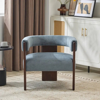 Fauteuil d'appoint moderne Emery en tissu bouclé recouvert de tissu Christopher Knight Home