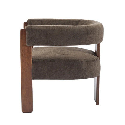 Fauteuil d'appoint moderne Emery en tissu bouclé recouvert de tissu Christopher Knight Home