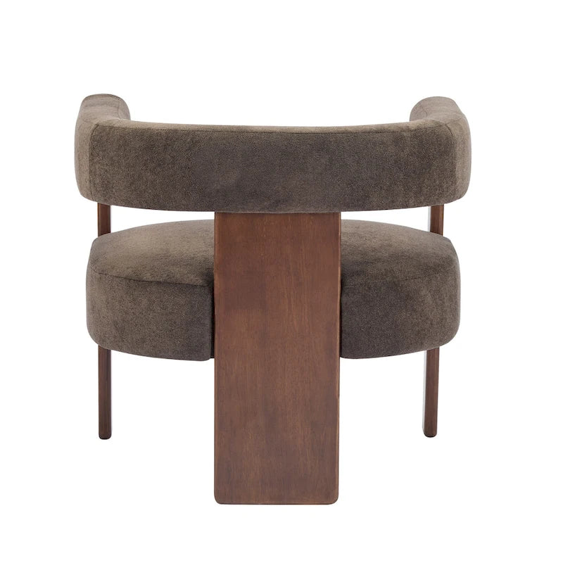 Fauteuil d'appoint moderne Emery en tissu bouclé recouvert de tissu Christopher Knight Home