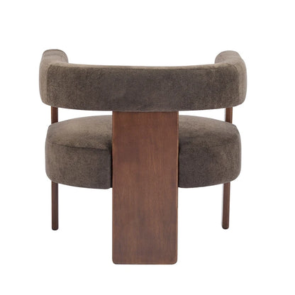 Fauteuil d'appoint moderne Emery en tissu bouclé recouvert de tissu Christopher Knight Home