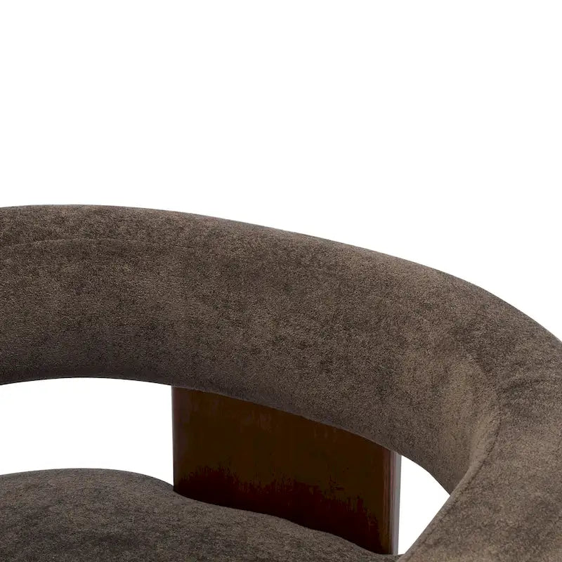 Fauteuil d'appoint moderne Emery en tissu bouclé recouvert de tissu Christopher Knight Home