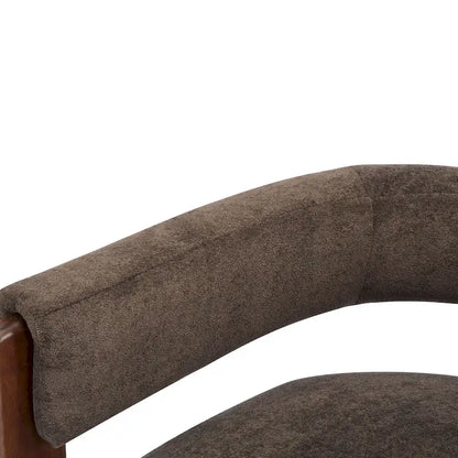 Fauteuil d'appoint moderne Emery en tissu bouclé recouvert de tissu Christopher Knight Home