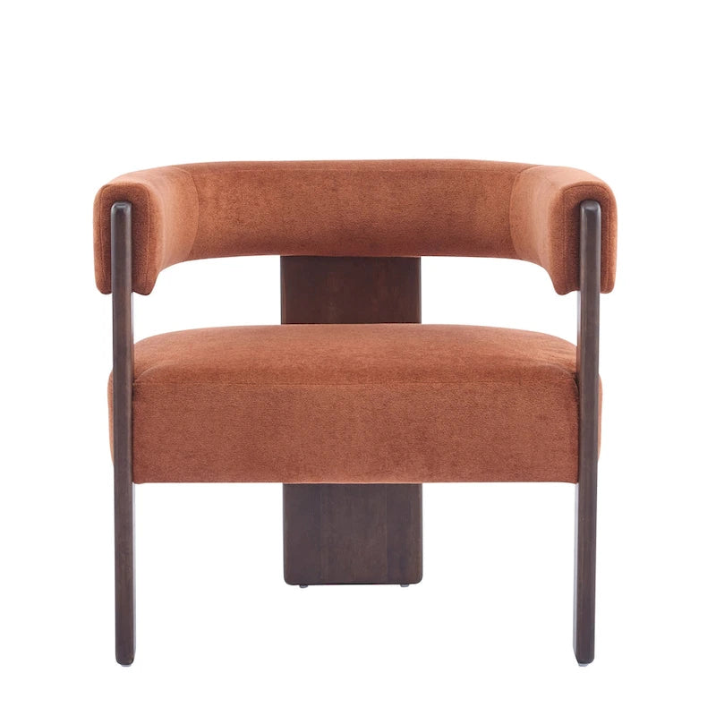 Fauteuil d'appoint moderne Emery en tissu bouclé recouvert de tissu Christopher Knight Home