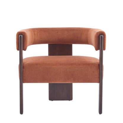 Fauteuil d'appoint moderne Emery en tissu bouclé recouvert de tissu Christopher Knight Home