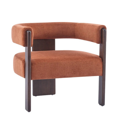 Fauteuil d'appoint moderne Emery en tissu bouclé recouvert de tissu Christopher Knight Home