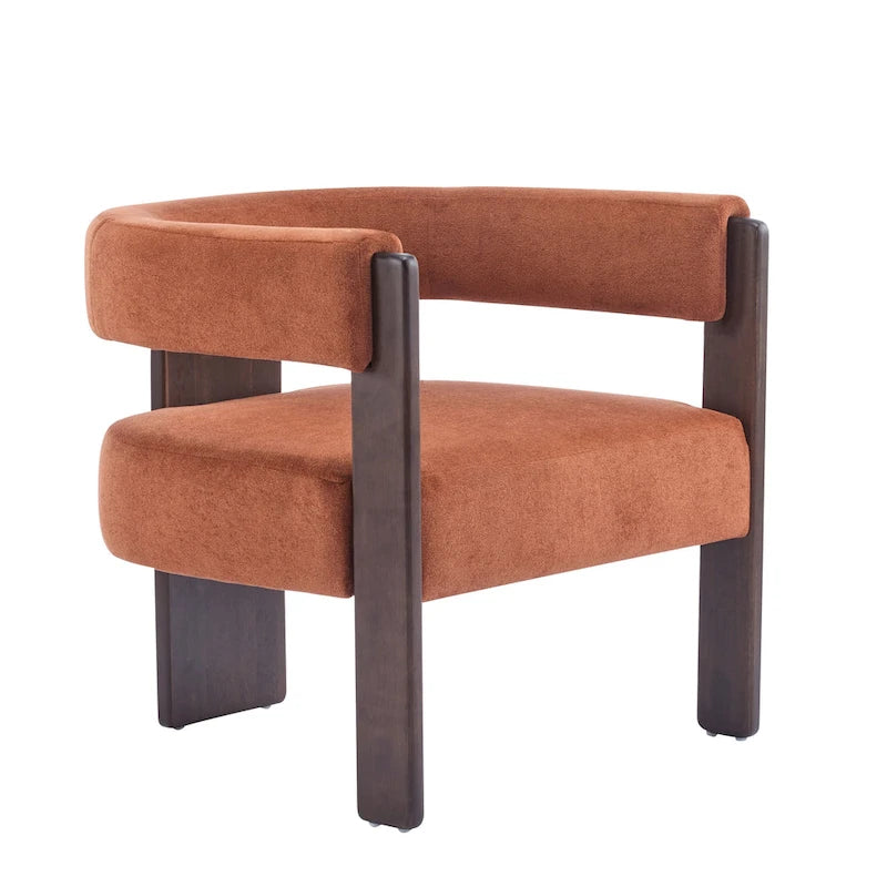Fauteuil d'appoint moderne Emery en tissu bouclé recouvert de tissu Christopher Knight Home