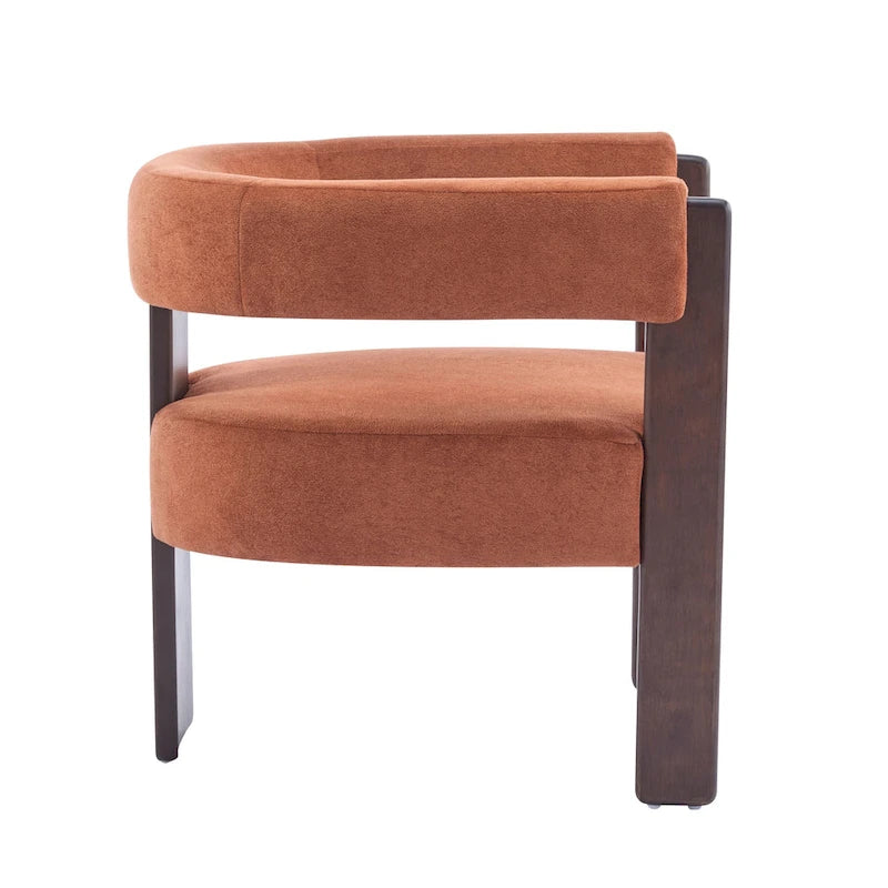 Fauteuil d'appoint moderne Emery en tissu bouclé recouvert de tissu Christopher Knight Home